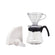Kit de cafetière artisanale Hario V60-02 (noir)