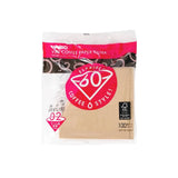 Hario V60 Brown Natural Paper Coffee Filters Size 02 (100filters) Pour Over Equipment Hario