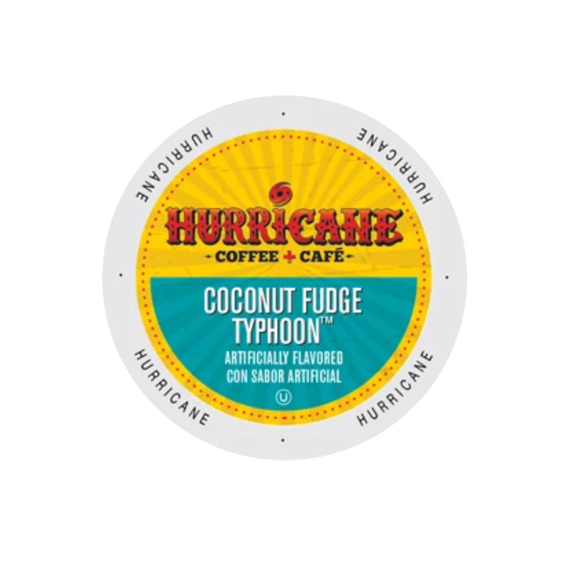 Hurricane Coffee Coconut Fudge Typhoon Single-Serve Pods (Box of 24)