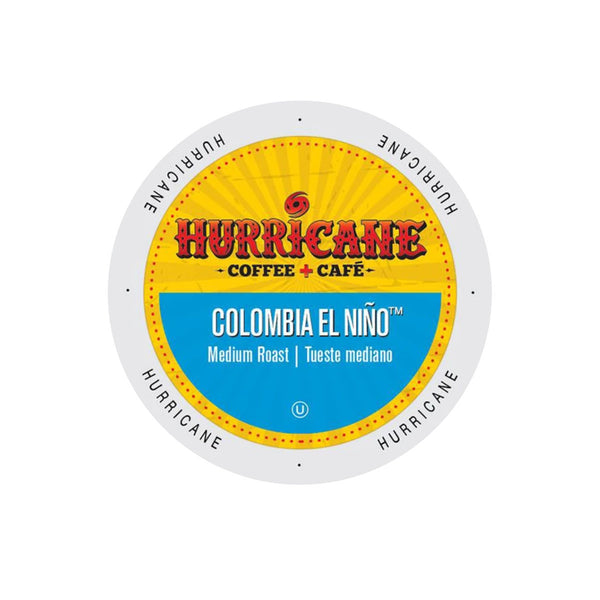 Hurricane Coffee Colombia El Nino Single-Serve Pods (Case of 96)
