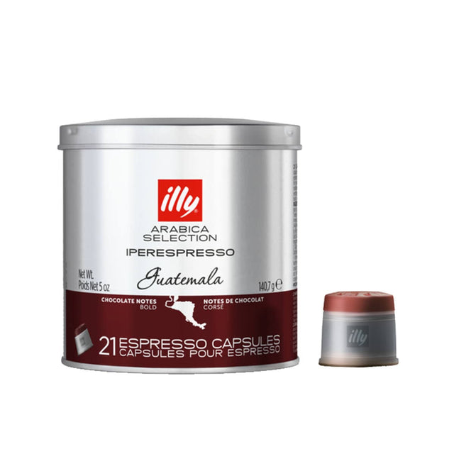 Illy Iperespresso Guatemala Arabica Selection Espresso Capsules (21 Ct. Tin) Illy Iperespresso Capsules Illy