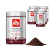Illy Intenso Dark Filtro Coffee Grounds (Case of 6) Ground Coffee Illy