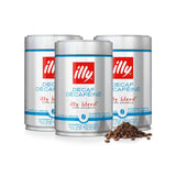 Illy Decaf Classico Medium Coffee Beans (Case of 3) Whole Bean Coffee Illy