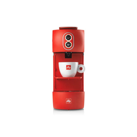 Illy Coffee Machine with E.S.E Pods (Red) - illy ESE Illy Capsule Machine Illy
