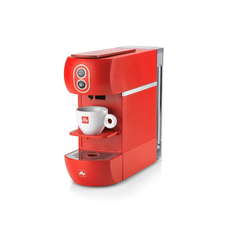 Illy Coffee Machine with E.S.E Pods (Red) - illy ESE Illy Capsule Machine Illy