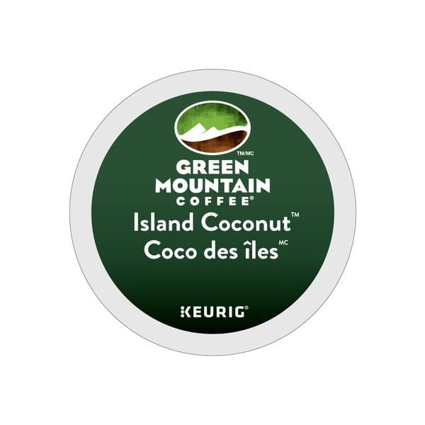 Green Mountain Island Coconut K-Cup® Recyclable Pods (Case of 96) K-Cups Green Mountain