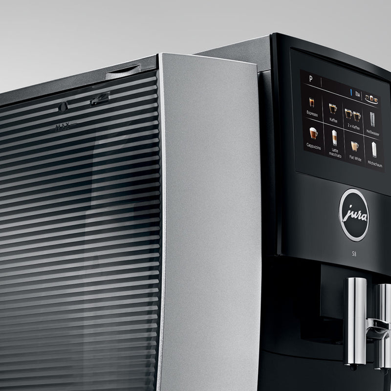 Jura S8 Super Automatic Coffee & Espresso Machine (Moonlight Silver)