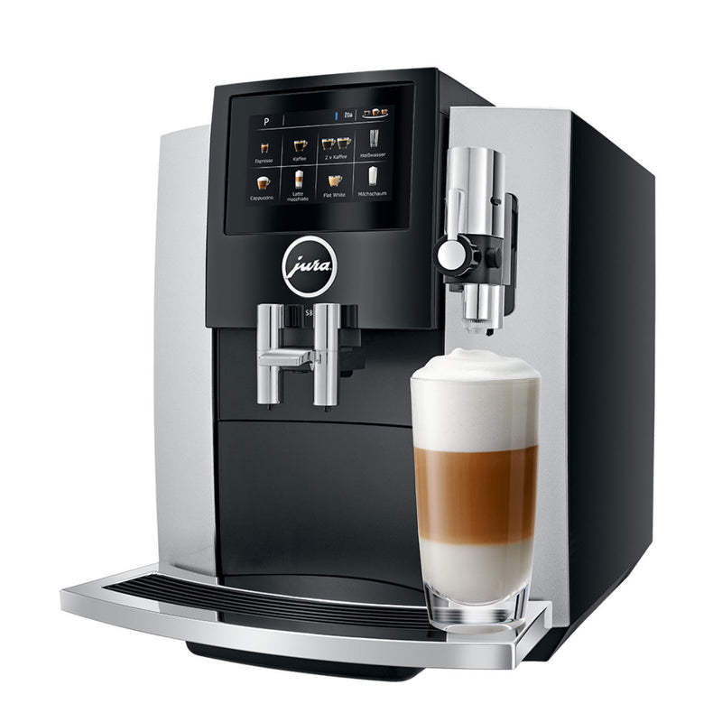 Jura S8 Super Automatic Coffee & Espresso Machine (Moonlight Silver)