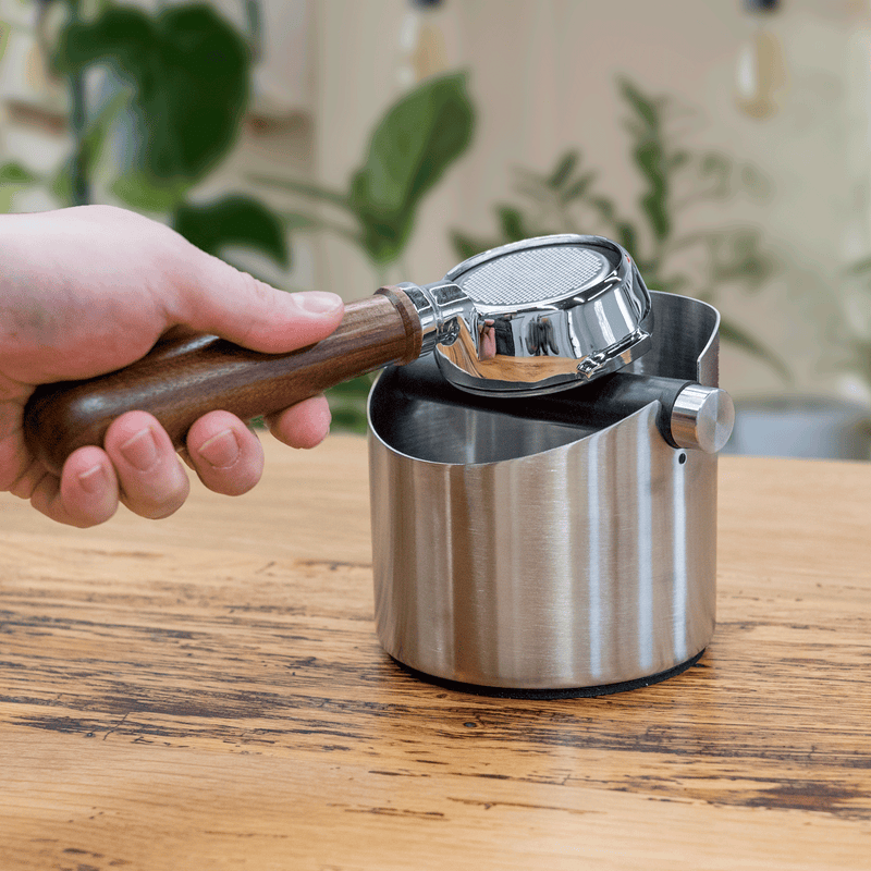 HCS Espresso Knock Box Stainless Steel Coffee Container