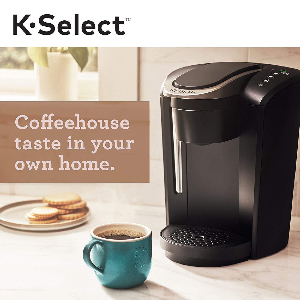 Keurig K-Select Single Serve Coffee Maker (Matte Black) Keurig Machine Keurig
