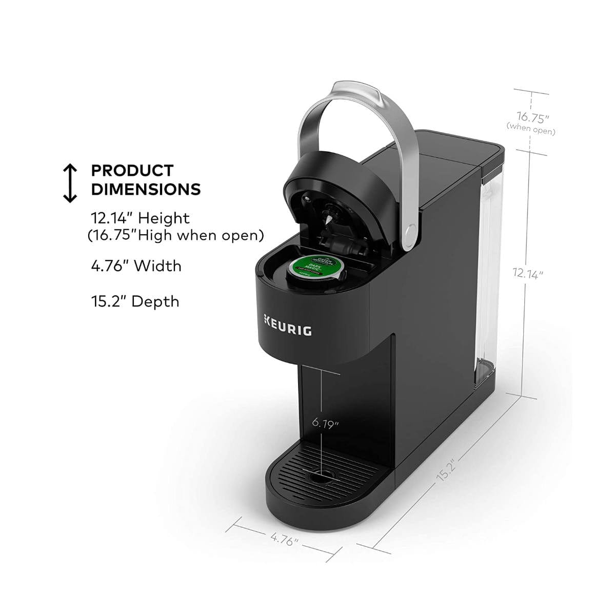 Keurig K-Slim Single Serve Coffee Maker (Matte Black) Keurig Machine Keurig