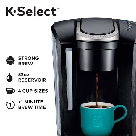 Keurig K-Select Single Serve Coffee Maker (Matte Black) Keurig Machine Keurig