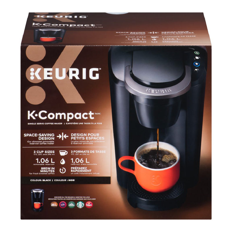 Keurig K-Compact Single-Serve K-Cup Pod Coffee Maker, Black