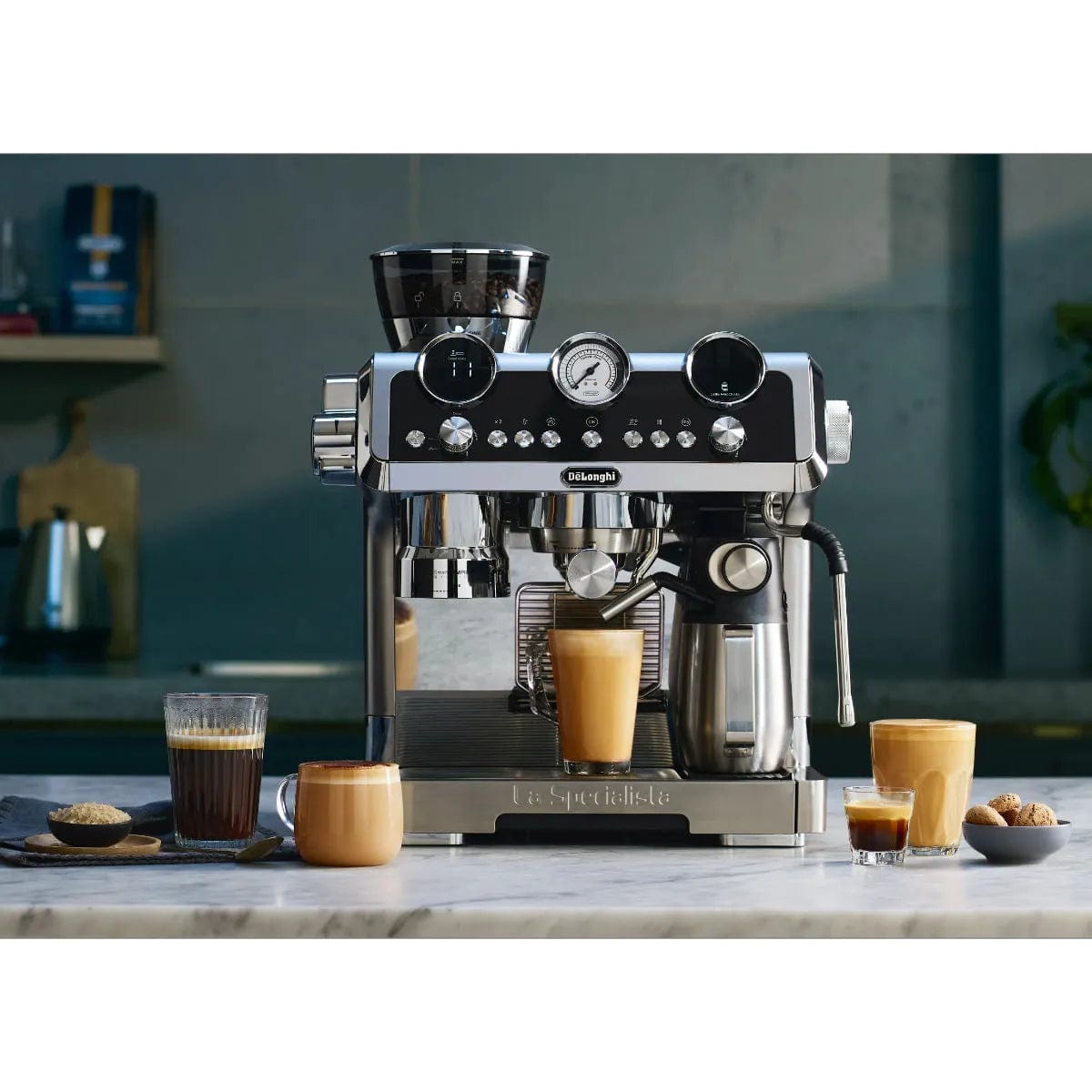 De'Longhi La Specialista Maestro Espresso Machine with LatteCrema EC9665M (Silver) Espresso Machine DeLonghi