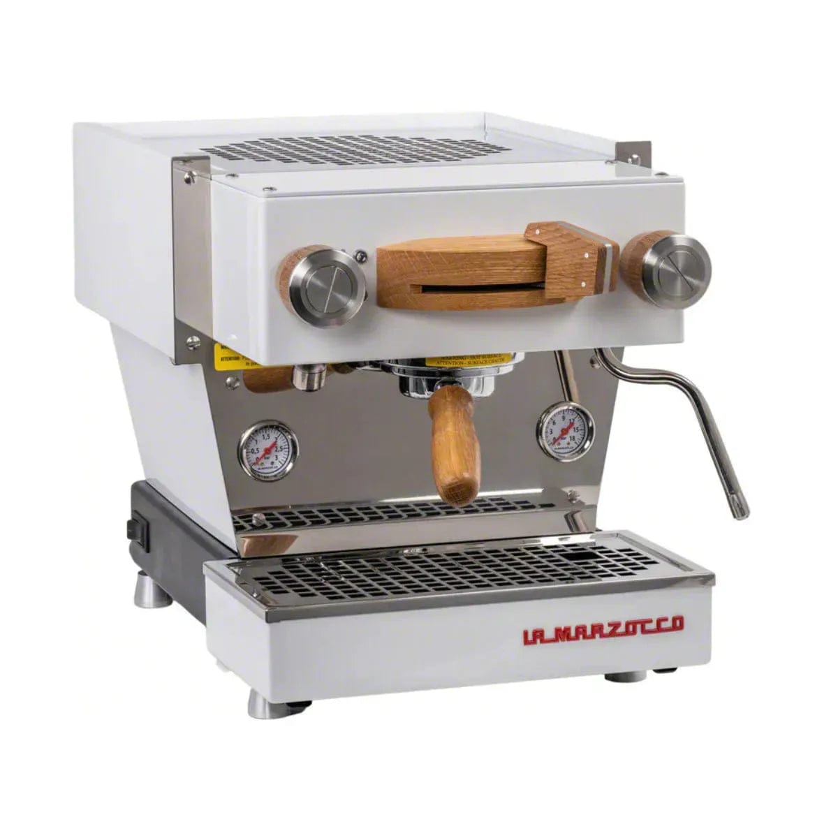 La Marzocco Linea Mini R Dual Boiler Semi-Automatic Espresso Machine (White) Espresso Machine (Prosumer) La Marzocco Oak