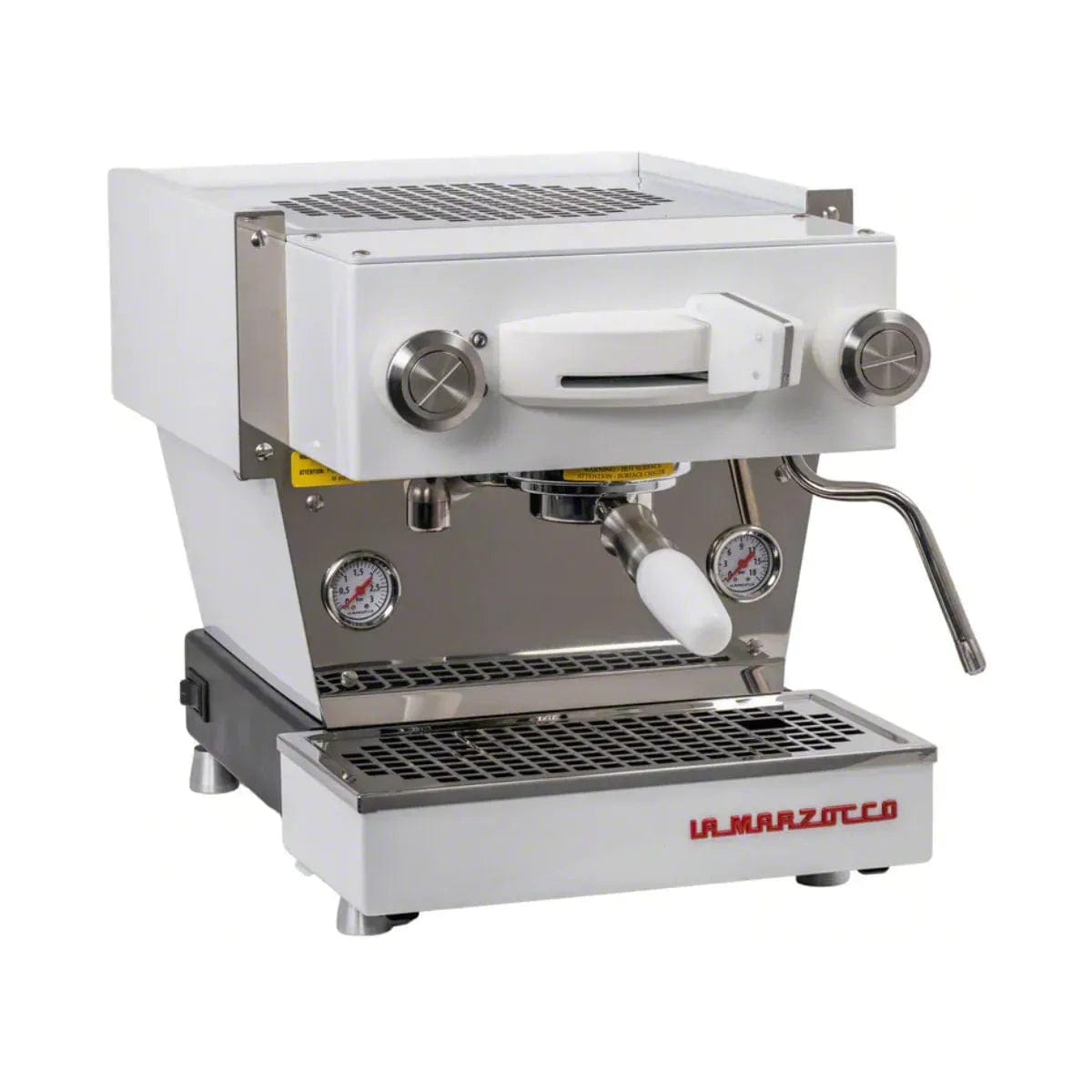 La Marzocco Linea Mini R Dual Boiler Semi-Automatic Espresso Machine (White) Espresso Machine (Prosumer) La Marzocco White + Chrome