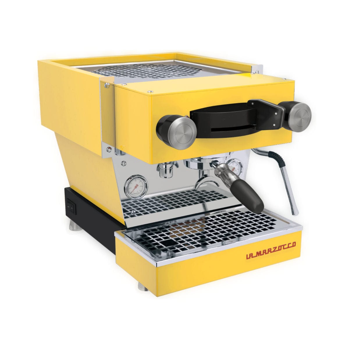 La Marzocco Linea Mini R Dual Boiler Semi-Automatic Espresso Machine (Yellow) Espresso Machine (Prosumer) La Marzocco Black + Chrome