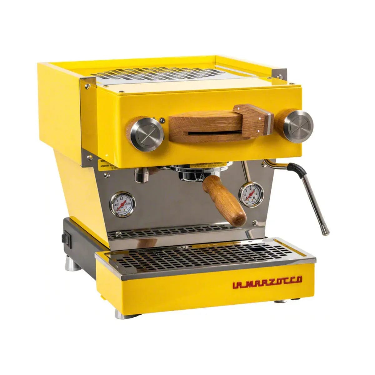 La Marzocco Linea Mini R Dual Boiler Semi-Automatic Espresso Machine (Yellow) Espresso Machine (Prosumer) La Marzocco Oak