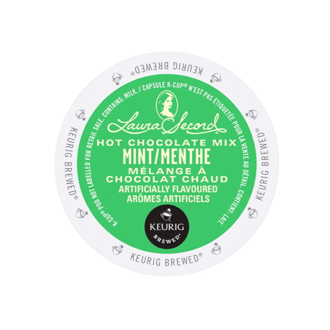 Laura Secord Mint Hot Chocolate K-Cup® Pods (Box of 24)