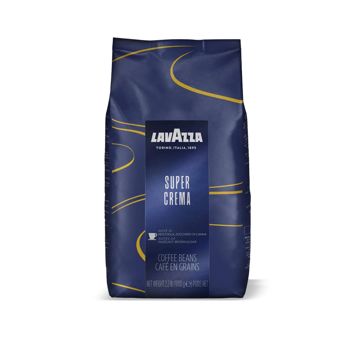 Lavazza Super Crema Espresso Coffee Beans (1kg / 2.2lb) Whole Bean Coffee Lavazza