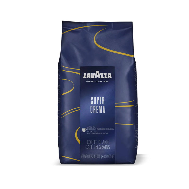 Lavazza Super Crema Espresso Coffee Beans (1kg / 2.2lb)