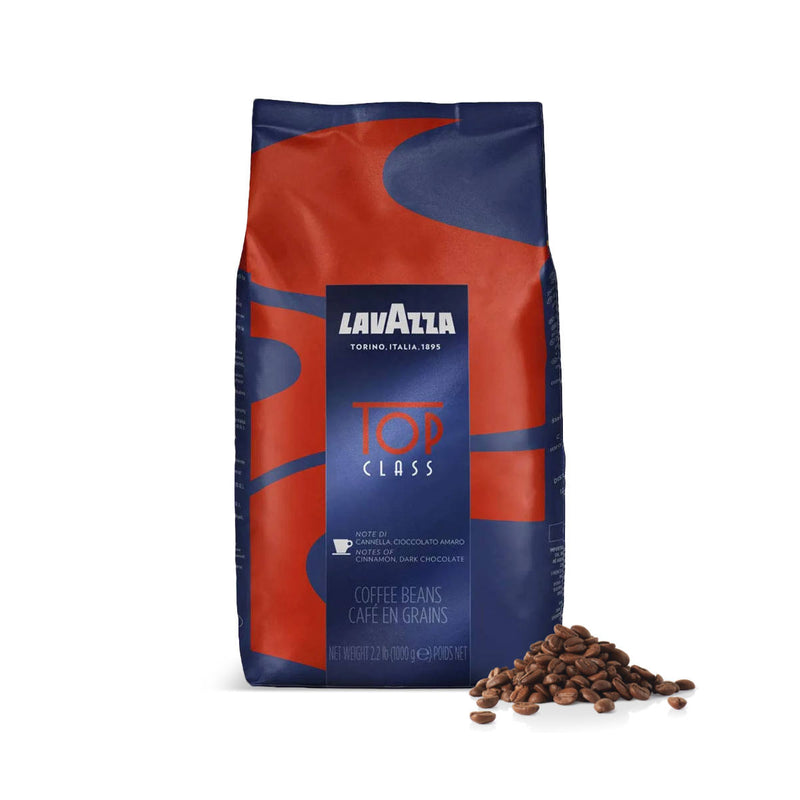 Lavazza Top Class Espresso Coffee Beans Bulk Value Pack (6x 1kg / 2.2lb)