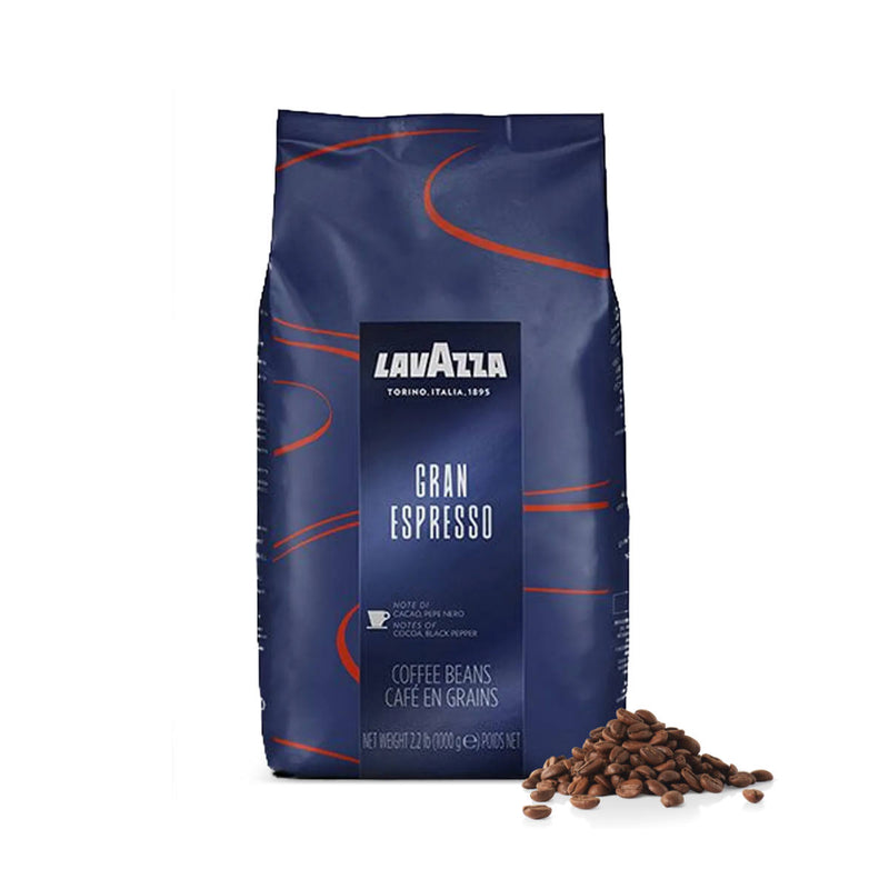 Lavazza Gran Espresso Espresso Coffee Beans Bulk Value Pack (6x 1kg / 2.2lb)