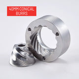 BURZ SD40 Low Retention Single Dose Coffee Grinder (White) Coffee Grinder BURZ