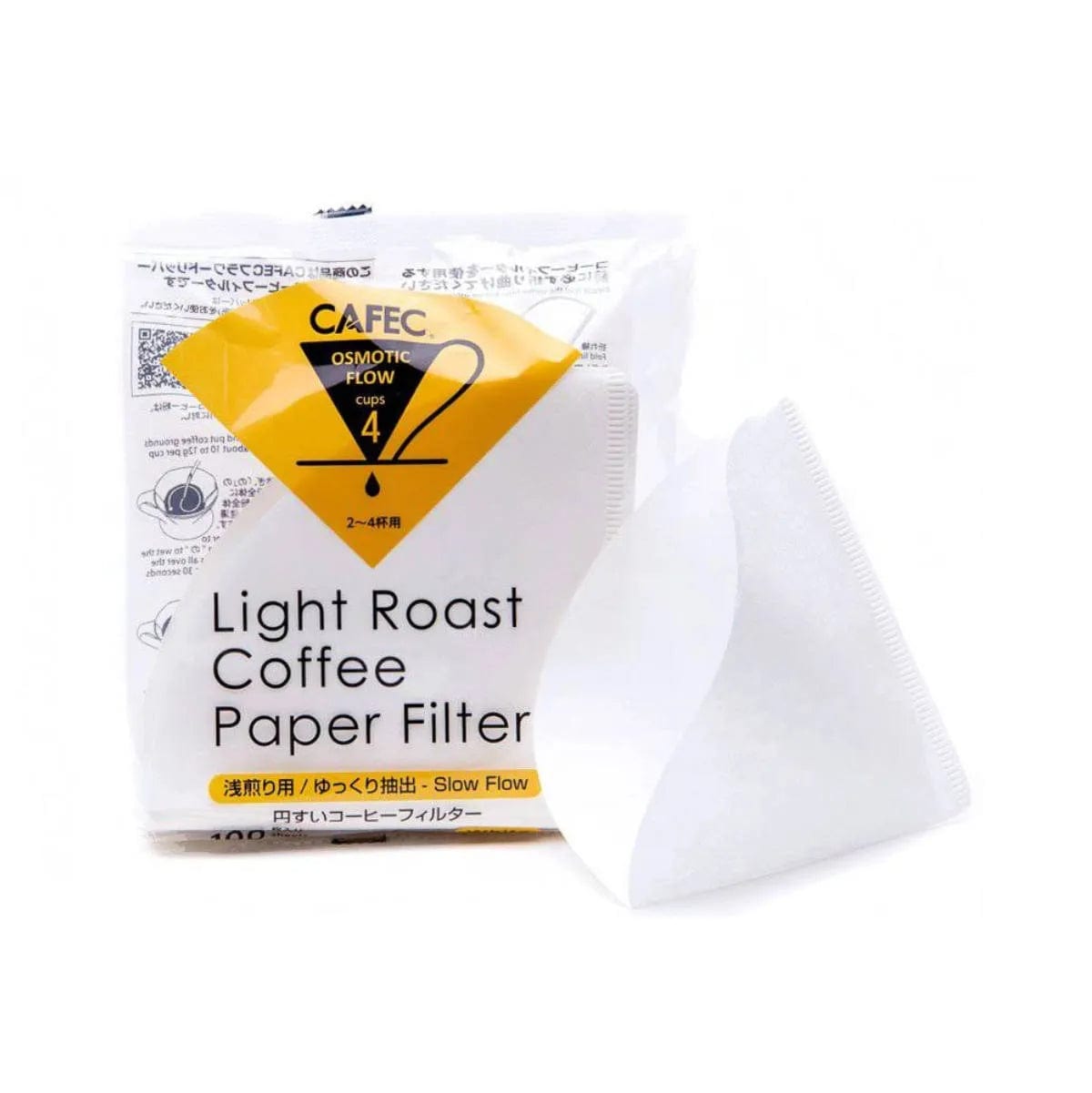 CAFEC Light Roast Paper Coffee Filter (4 Cups, Size 02) Pour Over Equipment CAFEC