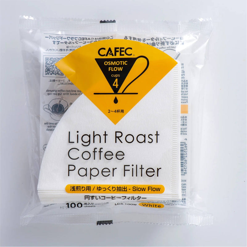CAFEC Light Roast Paper Coffee Filter (4 Cups, Size 02)
