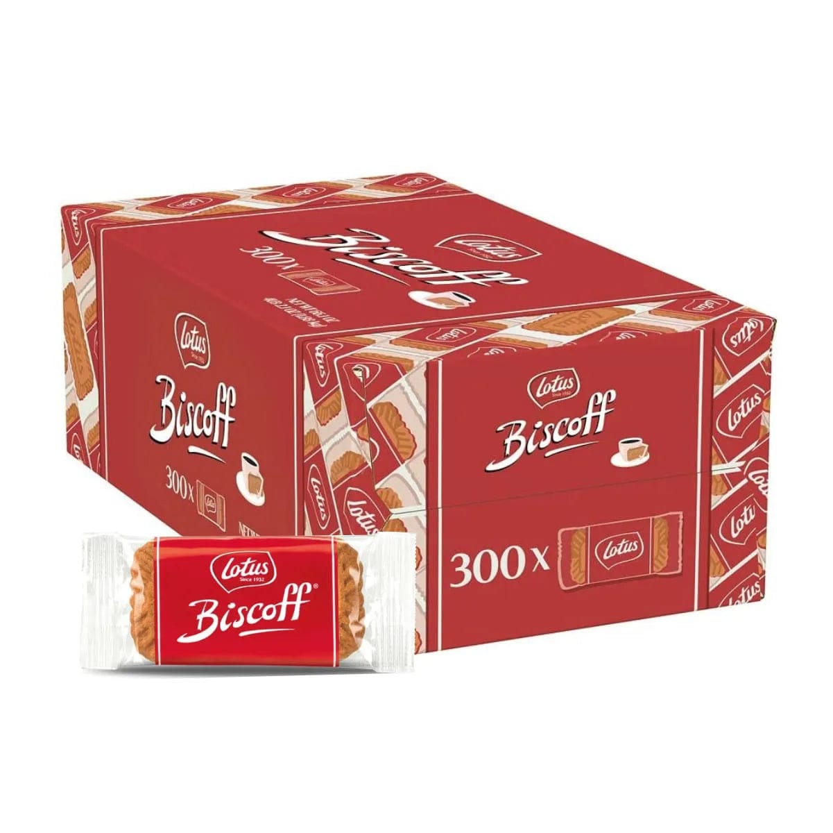 Lotus Biscoff European Speculoos Cookies Bulk (Case of 300 - Individually Wrapped) Snacks & Treats Lotus Biscoff