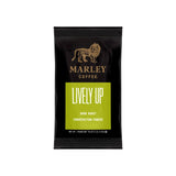 Marley Coffee Lively Up! Ground Coffee Packets (Box of 64 X 2.5oz) Fraction Pack Marley Coffee