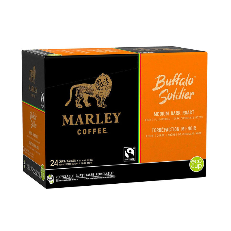 Marley Coffee Buffalo Soldier Single Serve Coffee Pods Box 24