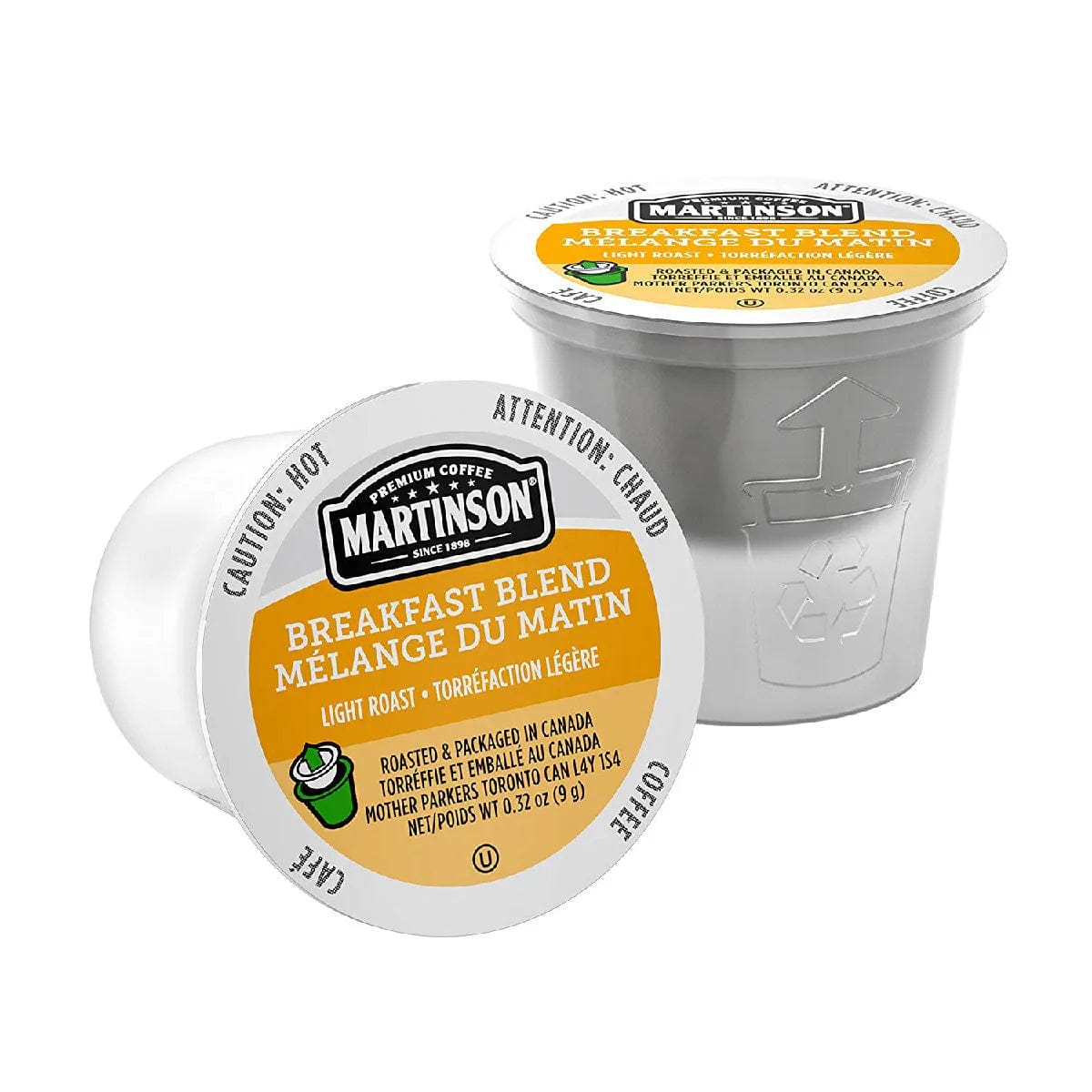 Martinson Coffee Breakfast Blend Single Serve Pods (Box of 24) K-Cups Martinson