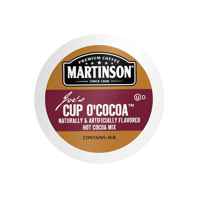 Martinson Cup O'Cocoa Single Serve Pods (Box of 24) K-Cups Martinson