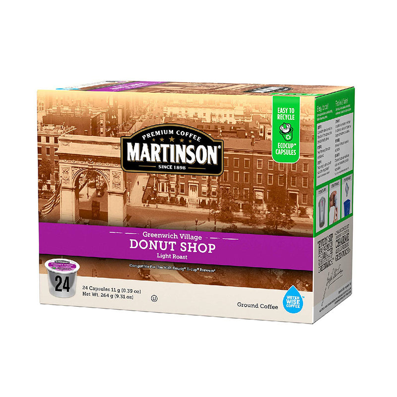 Martinson Coffee Donut Shop Single Serve Pods (Case of 96)