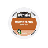 Martinson Coffee House Blend Single Serve Pods (Case of 96) K-Cups Martinson