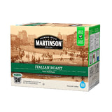 Martinson Coffee Italian Roast Single Serve Pods (Box of 24) K-Cups Martinson