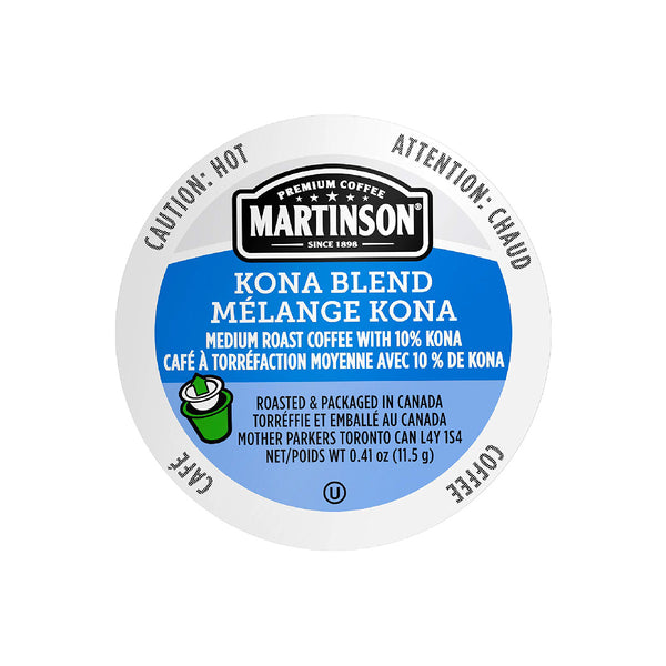 Martinson Coffee Kona Blend Single Serve Pods (Case of 96)