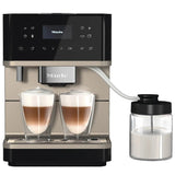 Miele CM 6360 Super Automatic Countertop Coffee & Espresso Machine (Obsidian Black & Steel) Super Automatic Espresso Machine Miele