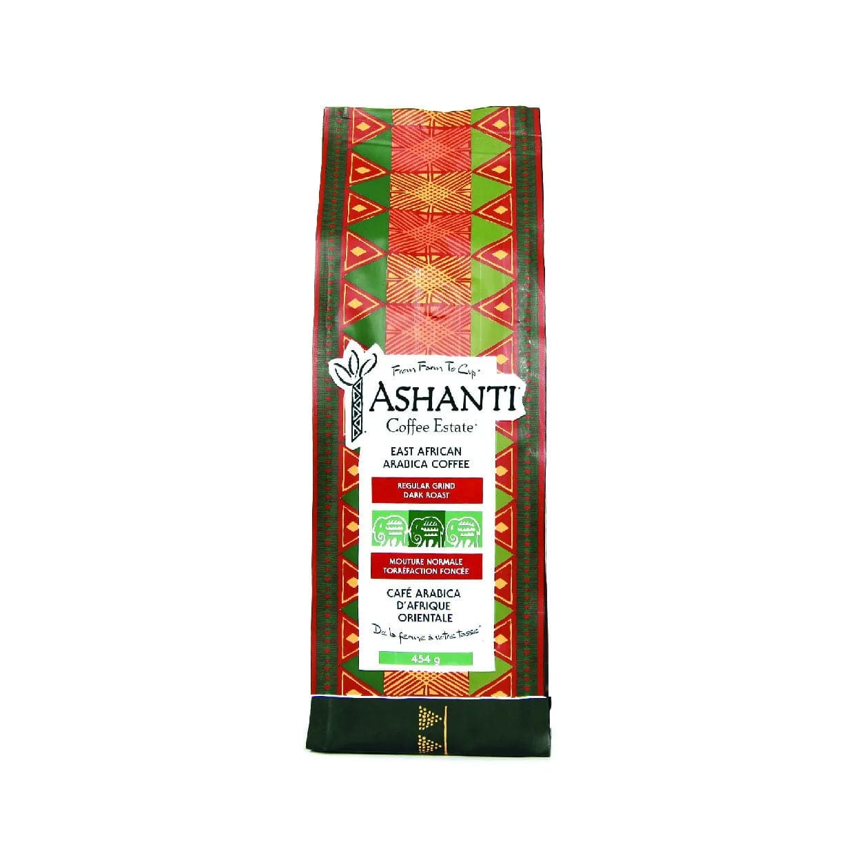 Ashanti Artisan Coffee African Dark Roast Ground Coffee (1lb) DISCOUNT_HIDDEN_PRODUCT Ashanti Coffee