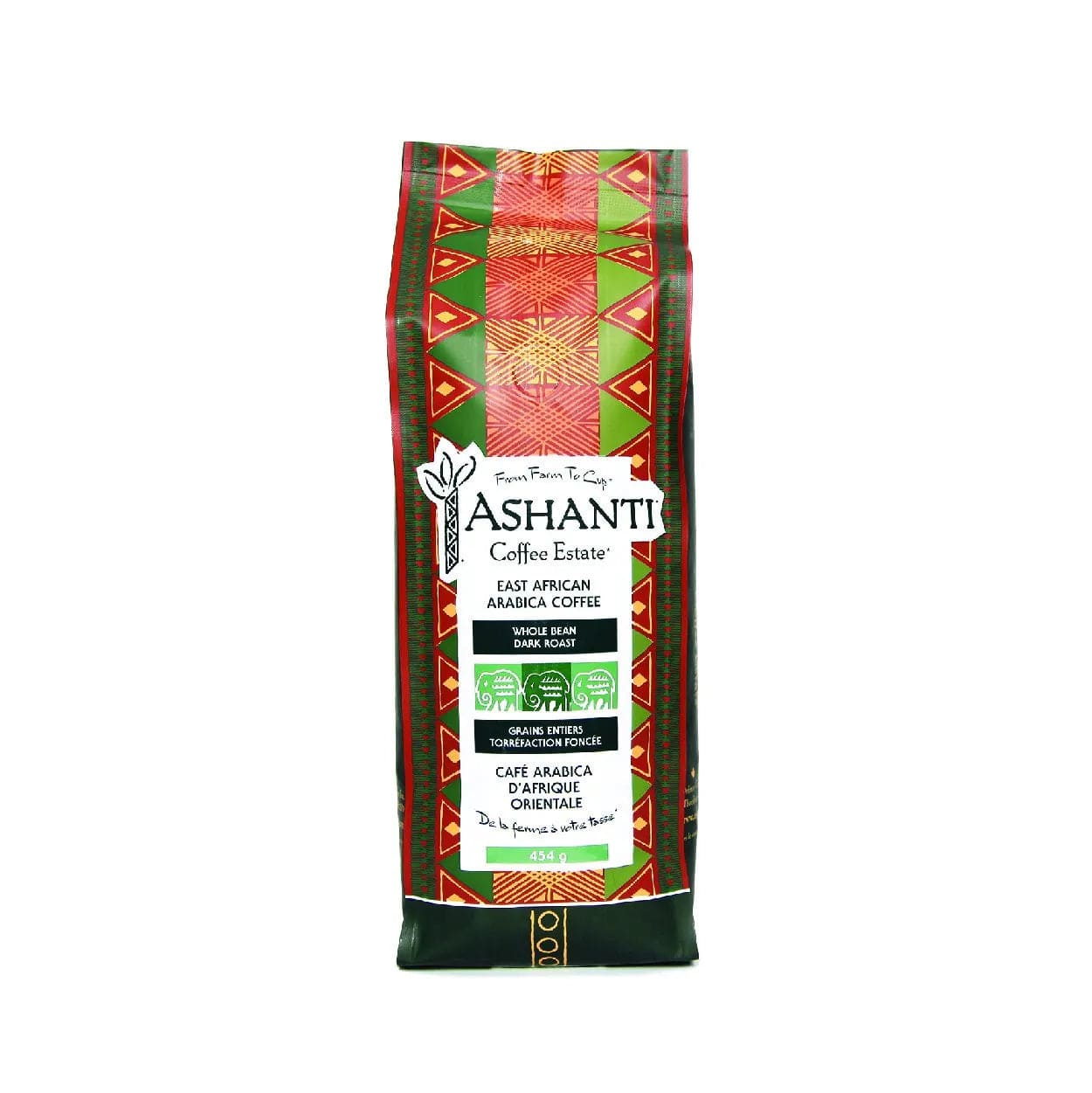 Ashanti Artisan Coffee African Dark Roast Whole Bean (1lb) DISCOUNT_HIDDEN_PRODUCT Ashanti Coffee