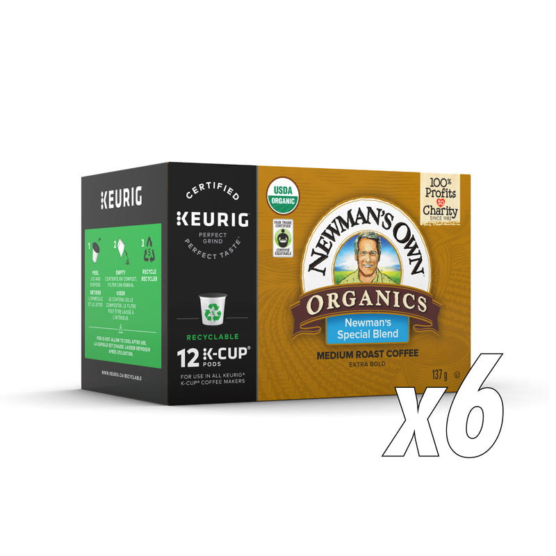 Newman's Own Organics Special Blend Case of 72 K-Cup® Pods