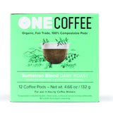 OneCoffee Sumatran Single-Serve Pods (Case of 72) K-Cups OneCoffee