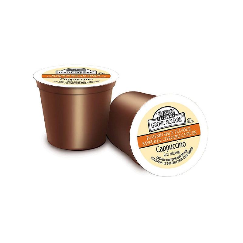 Grove Square Pumpkin Spice Cappuccino Single Serve Coffee Pods (Case of 96)