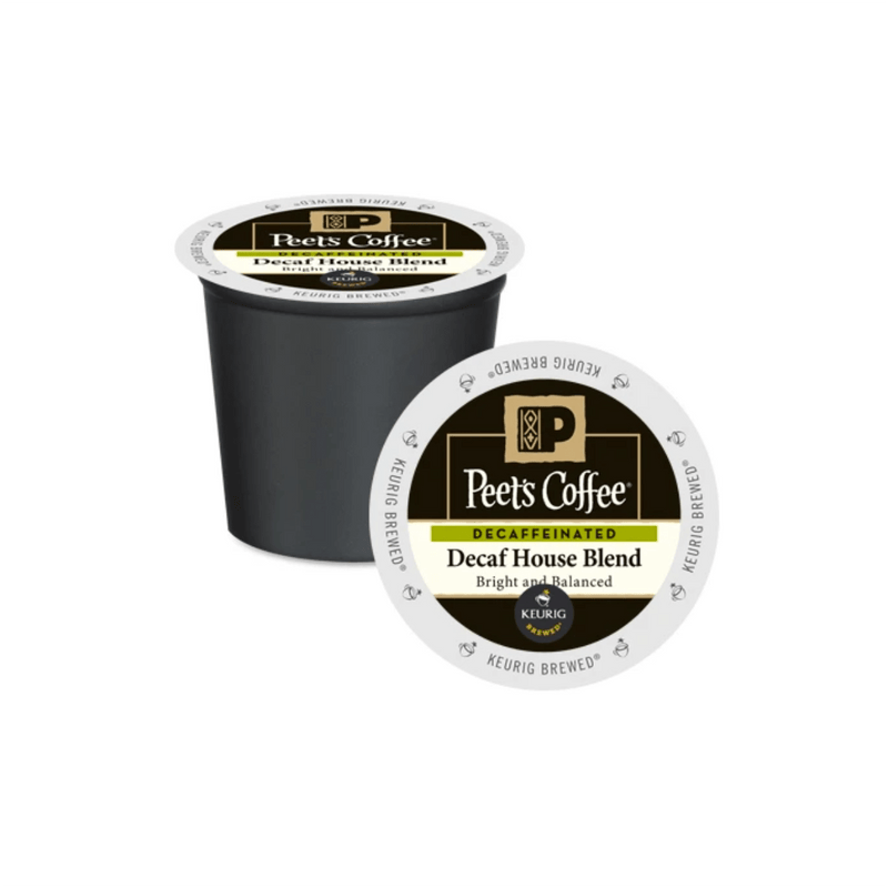 Peet s Coffee House Blend Decaf Box of 10 K Cup Pods Home