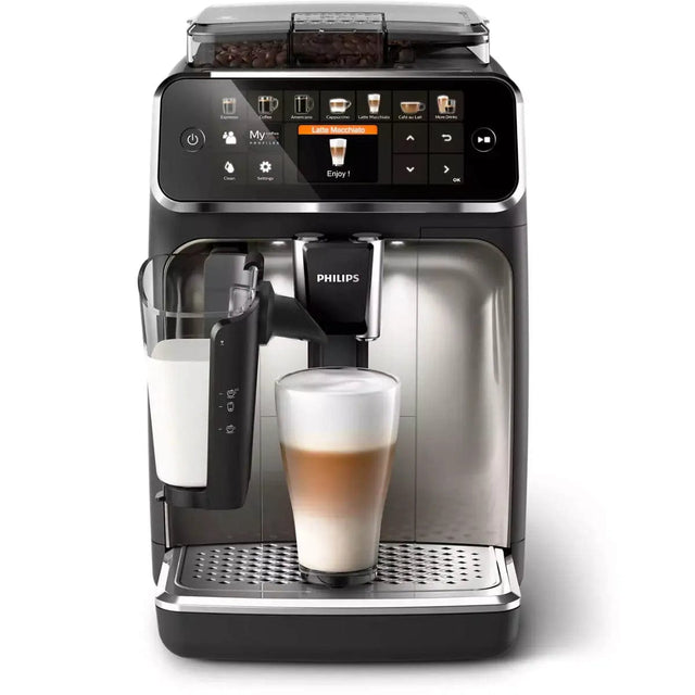 Philips 5400 LatteGo Super Automatic Espresso, Cappuccino, & Latte Machine EP5447/94 Super Automatic Espresso Machine Philips