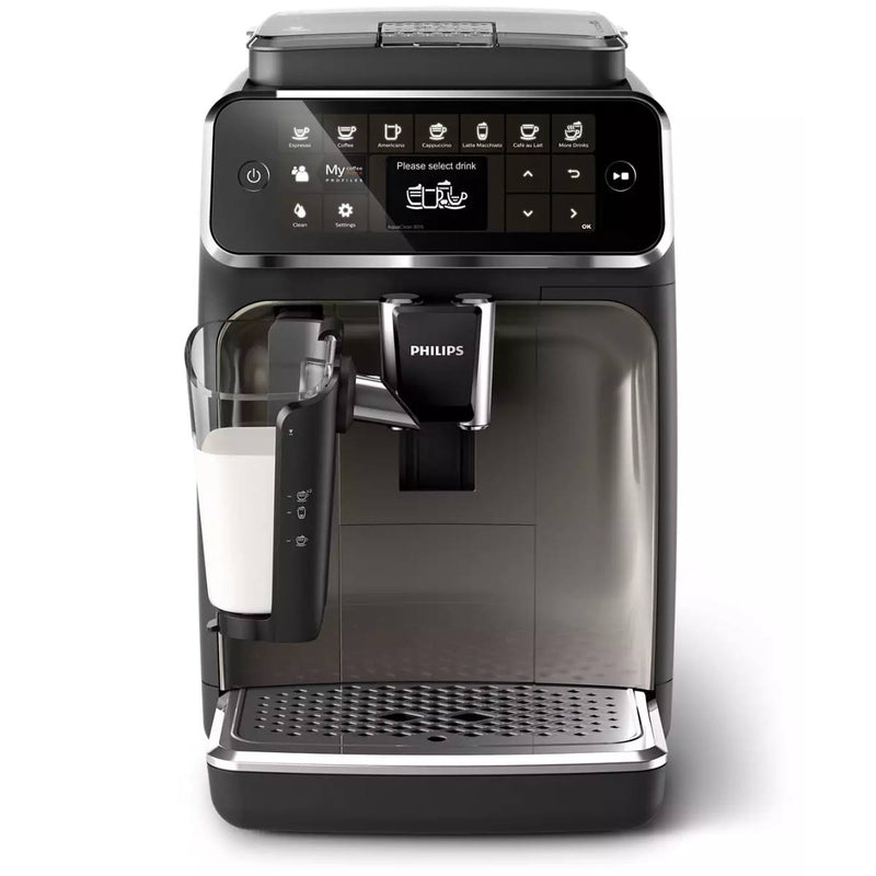Philips 4300 LatteGo Super Automatic Espresso, Cappuccino, & Latte Macchiato Machine EP4347/94
