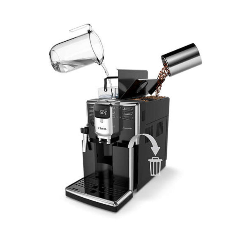 Saeco Incanto HD8911/48 Super Automatic Espresso Machine (Black) - REFURBISHED