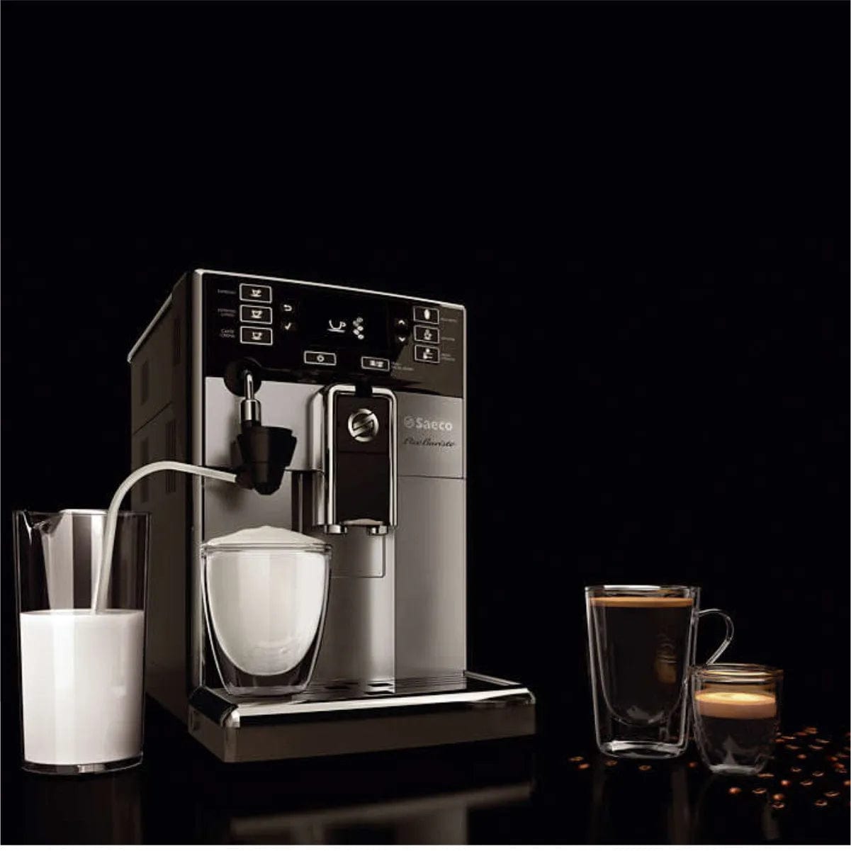 Saeco PicoBaristo Stainless Steel HD8924/47 Super Automatic Espresso Machine (Filter Included) Super Automatic Espresso Machine Saeco